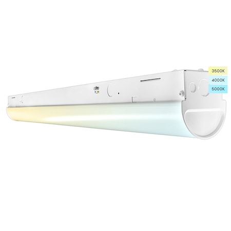 Luxrite 3 FT Linear LED Shop Light 3 CCT Selectable 3500K-5000K 25W 3450LM 0-10V Dimmable UL Listed LR25193-1PK